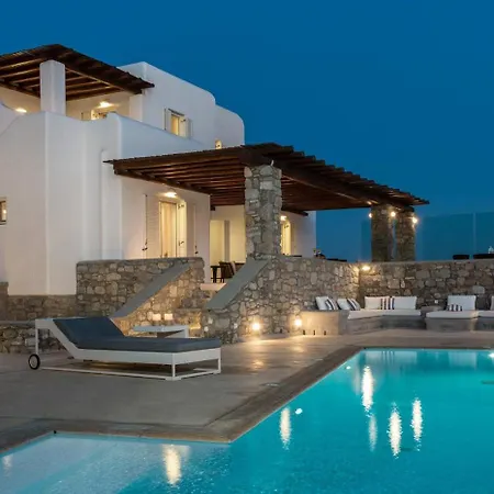 Mykonos Sleeps 12 Air Con Wifi וילה *